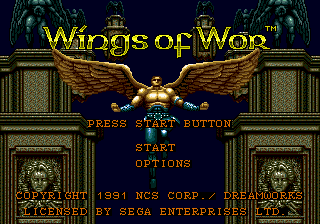 Заставка игры Wings of Wor